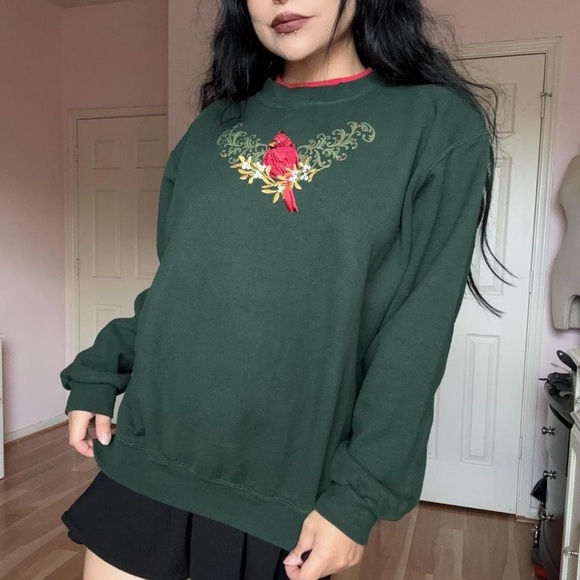 🧑‍🎄Vintage Christmas Holiday Whimsical Pullover - Picture 4 of 8